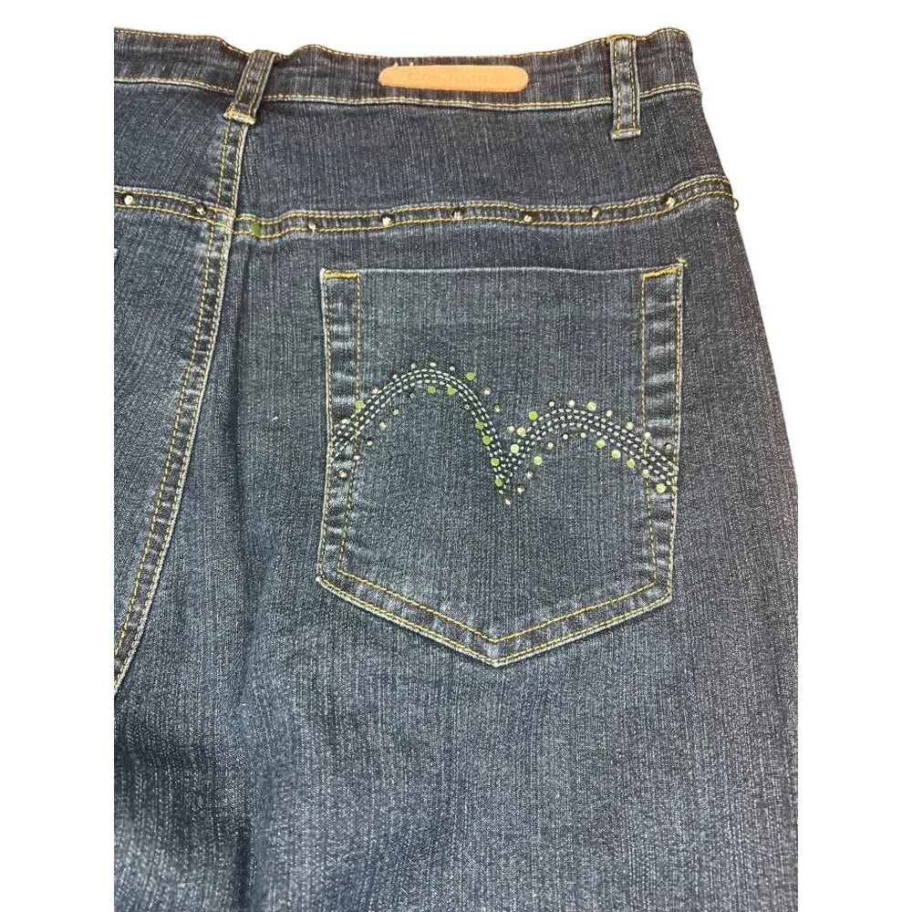 CosJeans Womens Denim Capri Pants Size 12 - Picture 4 of 11